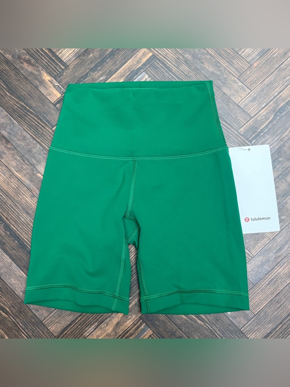 NWT Lululemon Wunder Train High Rise Shorts 6" In Raceway Green Size 2